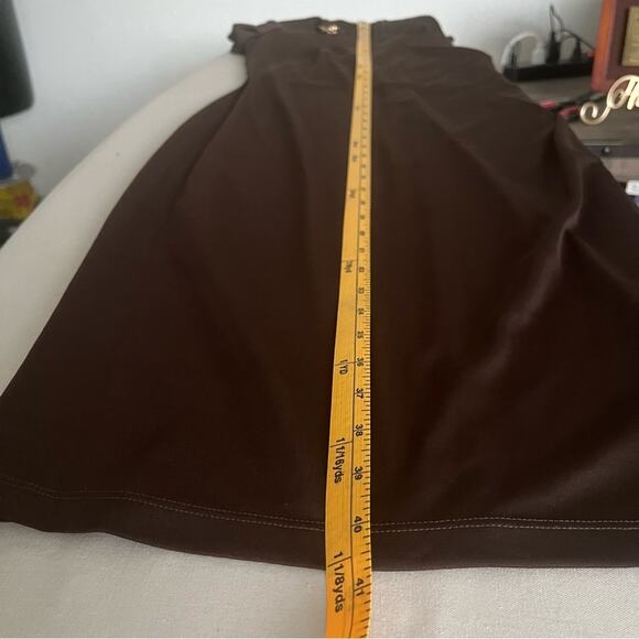 Ralph Lauren Chain-Trim Cutout Jersey Dress Women size 4 - Picture 6 of 11